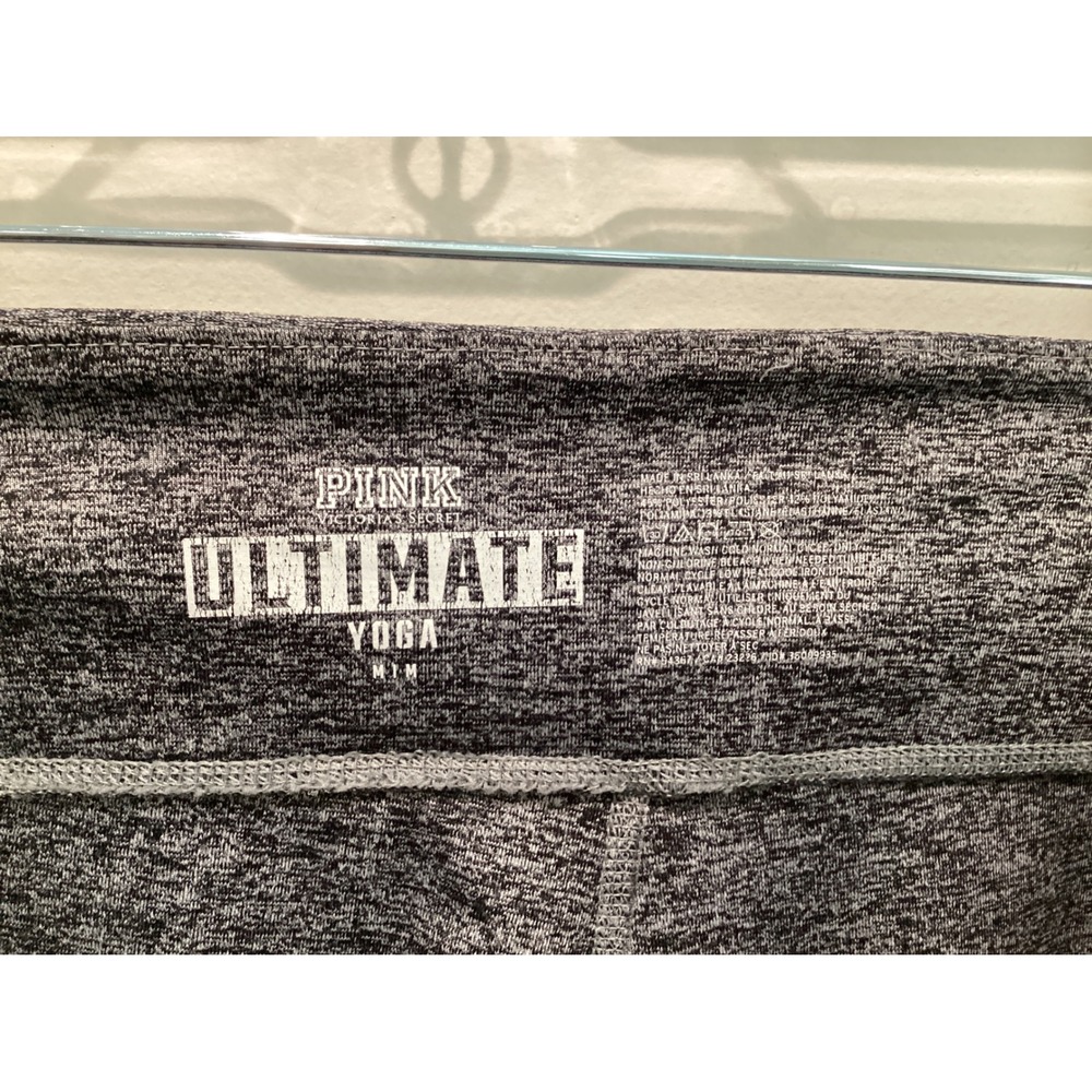 Victorias Secret PINK Gray Space Dye Marl Leggings Athleisure Yoga Pants Womens - Picture 4 of 4